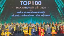 Agribank vinh dự đạt Giải thưởng Sao Vàng đất Việt năm 2024