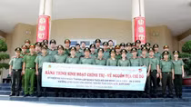 Thanh niên Công an Cụm thi đua số 8 với hoạt động “Nghĩa tình biên giới, biển đảo"