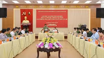 Đoàn khảo sát của Ủy ban Quốc phòng và An ninh Quốc hội làm việc với tỉnh Nam Định