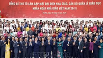 Tổng Bí thư Tô Lâm gặp mặt các nhà giáo, cán bộ quản lý giáo dục, các nhà khoa học