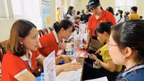 Hơn 1.800 chỉ tiêu tuyển dụng, tuyển sinh tại phiên giao dịch việc làm huyện Mê Linh