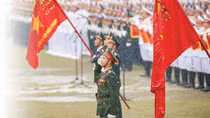 “Vượt nắng thắng mưa” ở thao trường tập luyện diễu binh