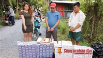 Vận chuyển thuốc lá lậu từ Long An về Sóc Trăng thì bị bắt