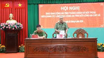 Lãnh đạo Công an tỉnh Sóc Trăng đối thoại với Công an xã, phường, thị trấn