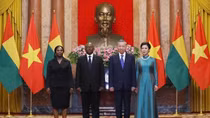 Lễ đón chính thức Tổng thống Cộng hòa Guinea-Bissau và Phu nhân