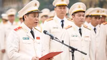Lực lượng Cảnh sát cơ động báo công dâng Bác những thành tích, chiến công qua 50 năm