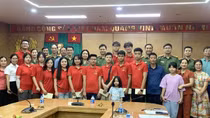 Gặp mặt các cháu con thương binh, con liệt sĩ CAND trước khi tham quan Cộng hòa Belarus