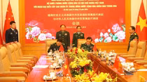 Đại tướng Phan Văn Giang hội đàm với Phó Chủ tịch Quân ủy Trung ương Trung Quốc