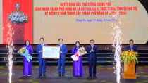 Đông Hà đón nhận quyết định của Thủ tướng Chính phủ lên đô thị loại II