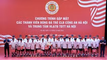 CLB Bóng đá Công an Hà Nội ra mắt các đội bóng đá nam trẻ