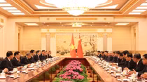 Tổng Bí thư, Chủ tịch nước Tô Lâm hội kiến Chủ tịch Chính hiệp Toàn quốc Trung Quốc Vương Hộ Ninh