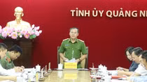 Đoàn công tác số 1 của Bộ Chính trị làm việc với Tỉnh ủy Quảng Ninh