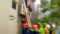 Kịp thời cứu 7 người thoát nạn khỏi đám cháy