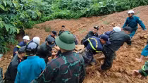 Khẩn trương tìm kiếm các nạn nhân trong vụ sạt lở đất tại huyện Bắc Mê, tỉnh Hà Giang