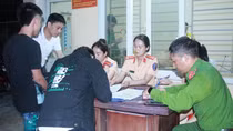 Công an TP Vinh xử lý thanh, thiếu niên vi phạm Luật giao thông