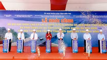 Phó Thủ tướng Thường trực Nguyễn Hòa Bình dự khởi công Dự án cầu Ba Lai 8