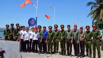 Tuổi trẻ Công an tỉnh Quảng Nam với nhiều hoạt động ý nghĩa tại xã đảo Tam Hải