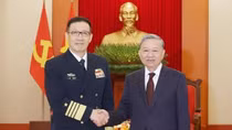 Tổng Bí thư Tô Lâm tiếp Bộ trưởng Quốc phòng Trung Quốc Đổng Quân