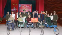 Tri ân 93 thương, bệnh binh, người có công tại Thuận Thành