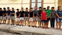 Bắt giam 14 đối tượng mang dao và mã tấu đi giải quyết mâu thuẫn liên tỉnh
