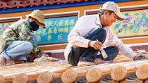 Để không làm biến dạng di tích sau khi trùng tu