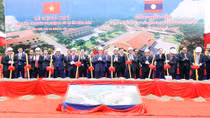 Động thổ công trình Trung tâm cai nghiện ma túy tại Lào do Việt Nam giúp xây dựng