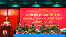 Cụm thi đua số 1 phát động phong trào “Vì an ninh Tổ quốc” năm học 2024 – 2025