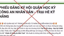 Cảnh báo lừa đảo đăng ký “Trại hè kỹ năng - học kỳ CAND”, "Hướng nghiệp Hàng không"