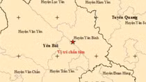 Yên Bái tiếp tục xảy ra động đất