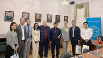 Đoàn Công tác Cục truyền thông CAND làm việc tại Viện phương Đông thuộc Viện Hàn lâm Khoa học Liên bang Nga