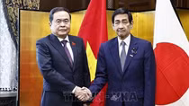 Chủ tịch Quốc hội Trần Thanh Mẫn hội đàm với Chủ tịch Thượng viện Nhật Bản