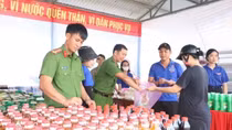 Cán bộ Cảnh sát hình sự tiêu biểu ở thị trấn vùng cao