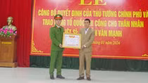 Trao Bằng Tổ quốc ghi công cho thân nhân Liệt sĩ Nguyễn Văn Mạnh