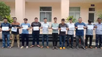 18 đối tượng tụ tập tại cà phê "Cờ tướng" tổ chức cá độ bóng đá qua mạng
