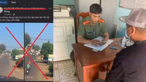 Xử lý người đàn ông lên mạng báo chốt CSGT
