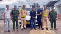 CSGT đón lõng, tóm gọn kẻ trộm ôtô