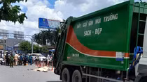 Va chạm với xe chở rác, người phụ nữ thiệt mạng thương tâm