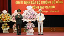 Công bố quyết định bổ nhiệm Giám đốc Công an tỉnh Vĩnh Phúc