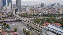 Rào chắn gầm cầu vượt Nguyễn Chí Thanh để thi công metro Nhổn - ga Hà Nội