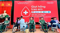 Lan tỏa Chương trình hiến máu tình nguyện "Giọt hồng trao em"