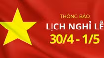 Đề xuất hoán đổi ngày làm việc để người lao động được nghỉ 5 ngày liên tục dịp 30/4 - 1/5