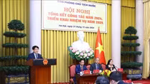 Chủ tịch nước Lương Cường dự Hội nghị triển khai nhiệm vụ năm 2025 của Văn phòng Chủ tịch nước