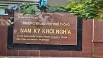 Nghiêm khắc phê bình Hiệu trưởng Trường THPT Nam Kỳ Khởi Nghĩa