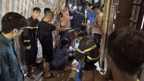 Sập tường nhà đang phá dỡ, 2 anh em thương vong