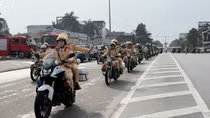 Công an Quảng Trị ra quân tấn công trấn áp tội phạm, bảo đảm ANTT Tết nguyên đán Ất Tỵ 2025