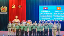 Khai giảng khóa đào tạo trung cấp an ninh cán bộ Bộ Nội vụ Vương quốc Campuchia