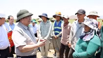 Thủ tướng kiểm tra, chỉ đạo công tác chống hạn tại Ninh Thuận