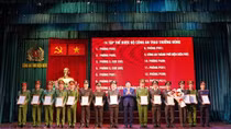 Công an Điện Biên khen thưởng cá nhân và tập thể bảo đảm ANTT Tết Nguyên đán 2024