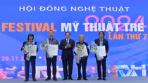Trao giải và triển lãm Festival mỹ thuật trẻ lần thứ 7 năm 2024