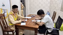 Tài xế xe "hổ vồ" dương tính ma túy, chở quá tải trong đêm ở Hà Nội
